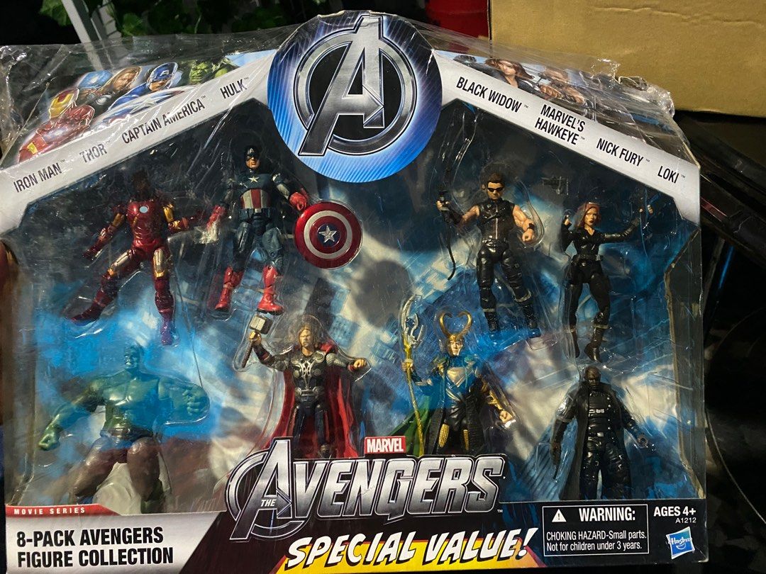 Marvel avengers action figures set of 8 value pack new arrivals