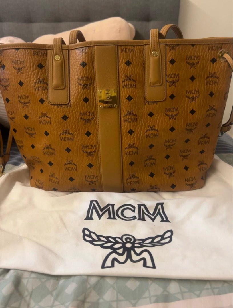 MCM Tote Bag, Women's Fashion, Bags & Wallets, Tote Bags on Carousell