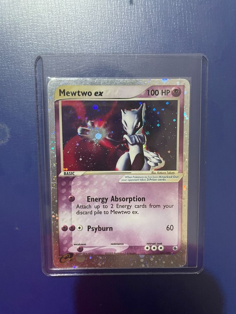 Mewtwo ex - Ruby and Sapphire, Hobbies & Toys, Toys & Games on Carousell