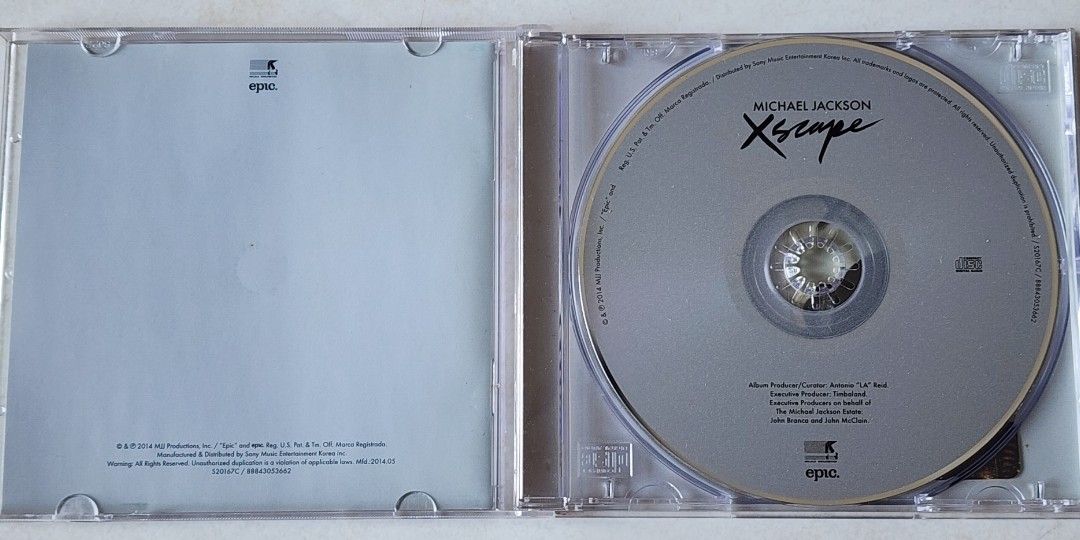 【返品不可】 ~ Jackson Michael Xscape Hobbies CD, ) KOREA IN MADE ( 洋楽