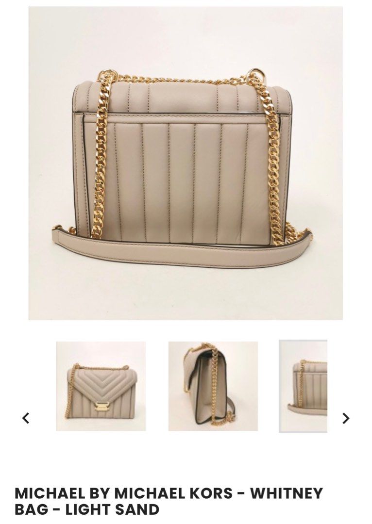 Michael kors whitney light sand online