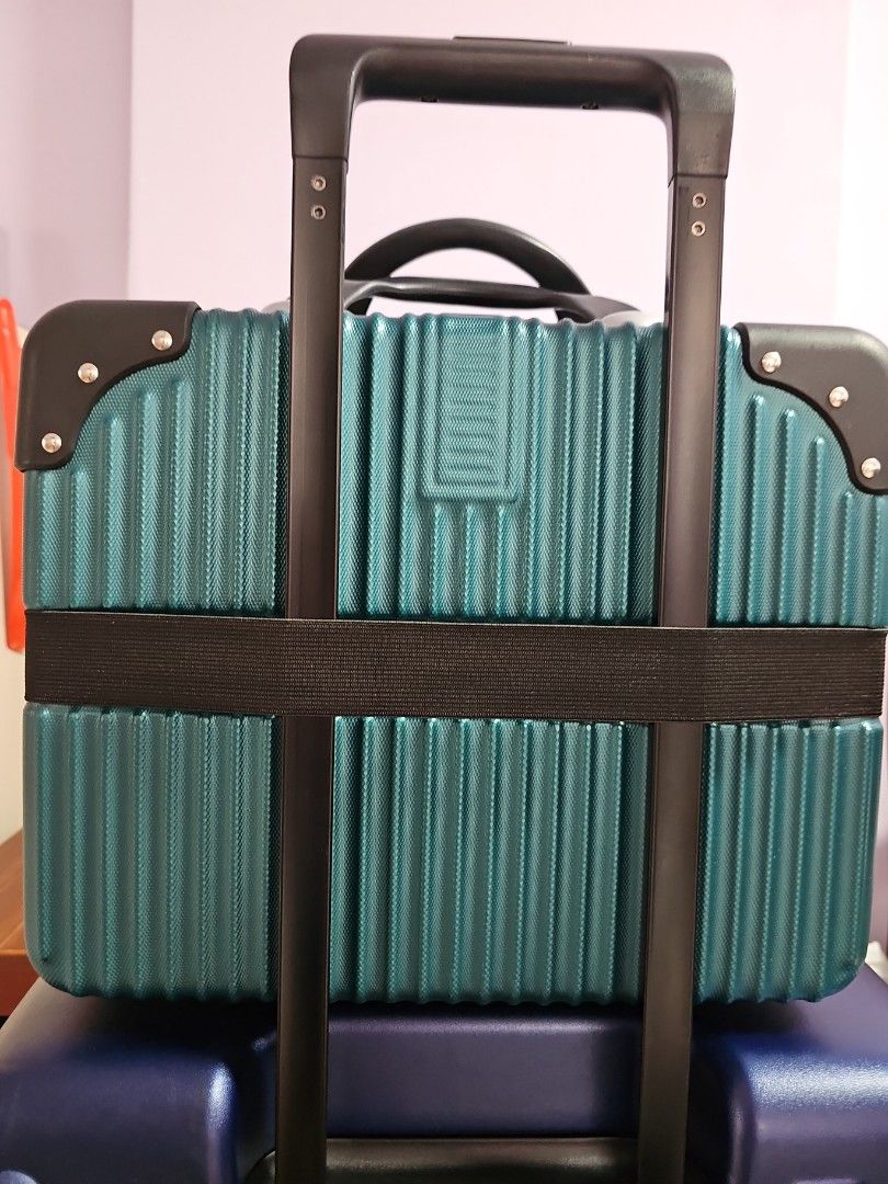 Mini Hand Carry On Luggage Emerald Green, Hobbies & Toys, Travel