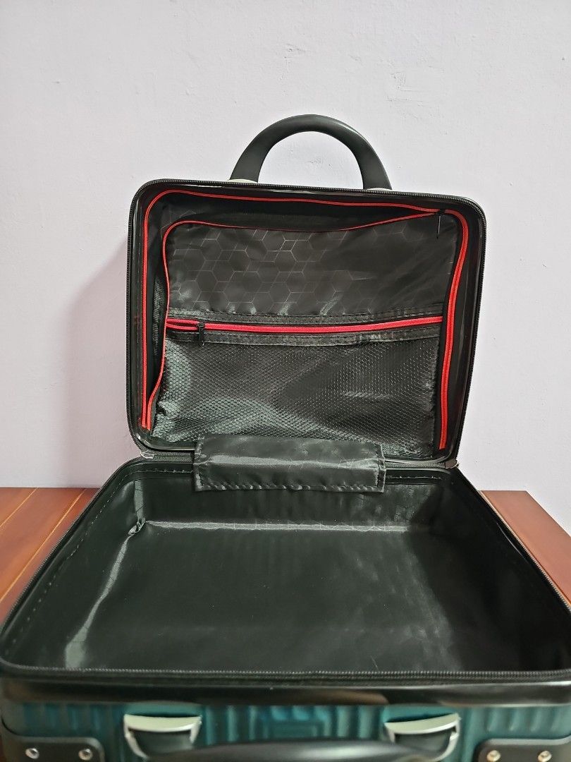 Mini Hand Carry On Luggage Emerald Green, Hobbies & Toys, Travel