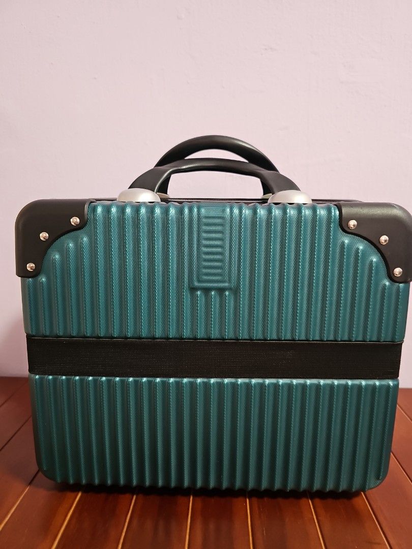 Mini Hand Carry On Luggage Emerald Green, Hobbies & Toys, Travel