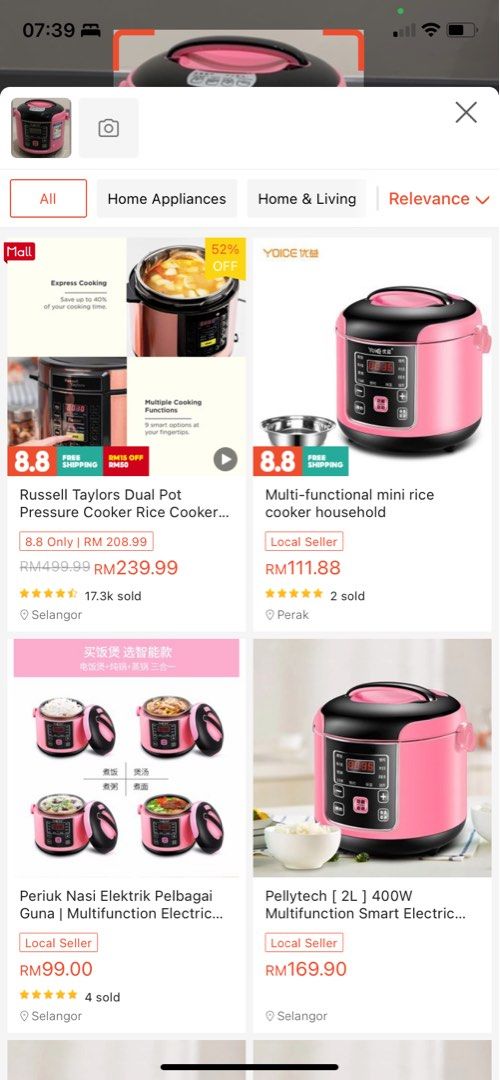 Tecsonic multi shop electric rice cooker