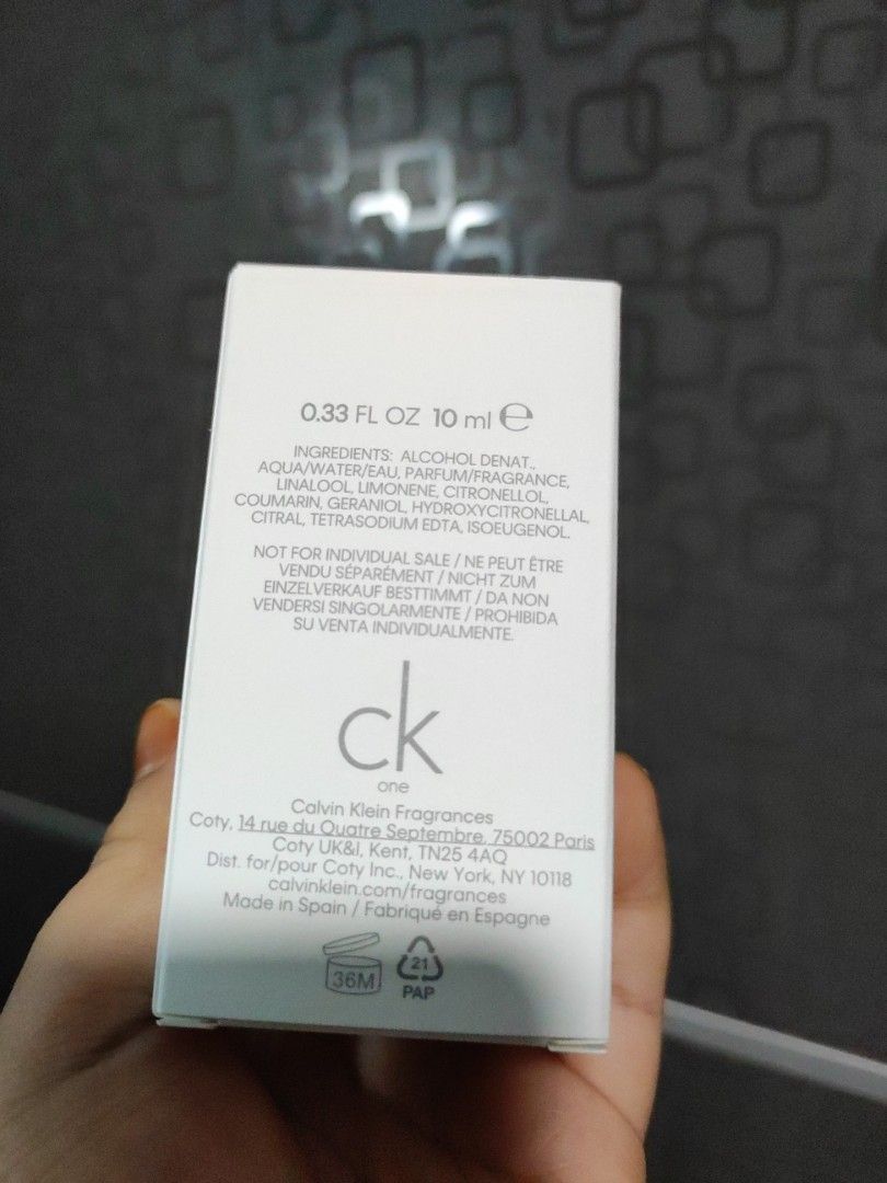 Ck one sales original vs fake