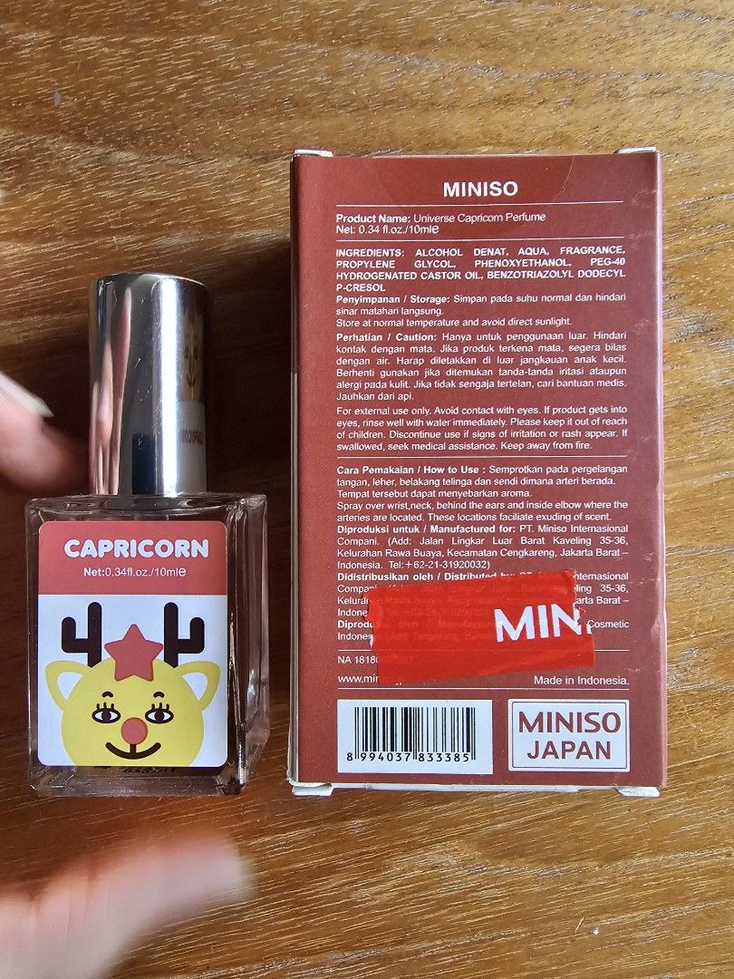 Miniso capricorn perfume online