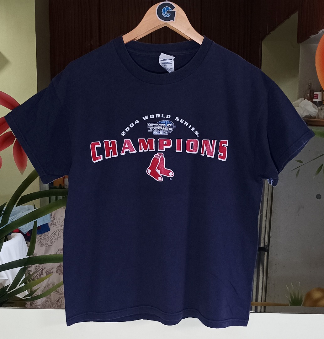 Boston Red Sox Mens Medium T Shirt MLB Baseball Blue Red 2003