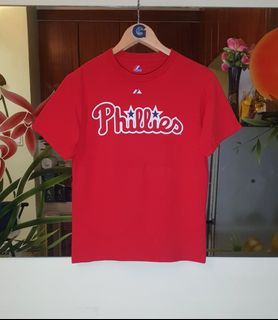 Washington Nationals Bryce Harper Majestic Red #34 Jersey Size 48 Baseball  Shirt