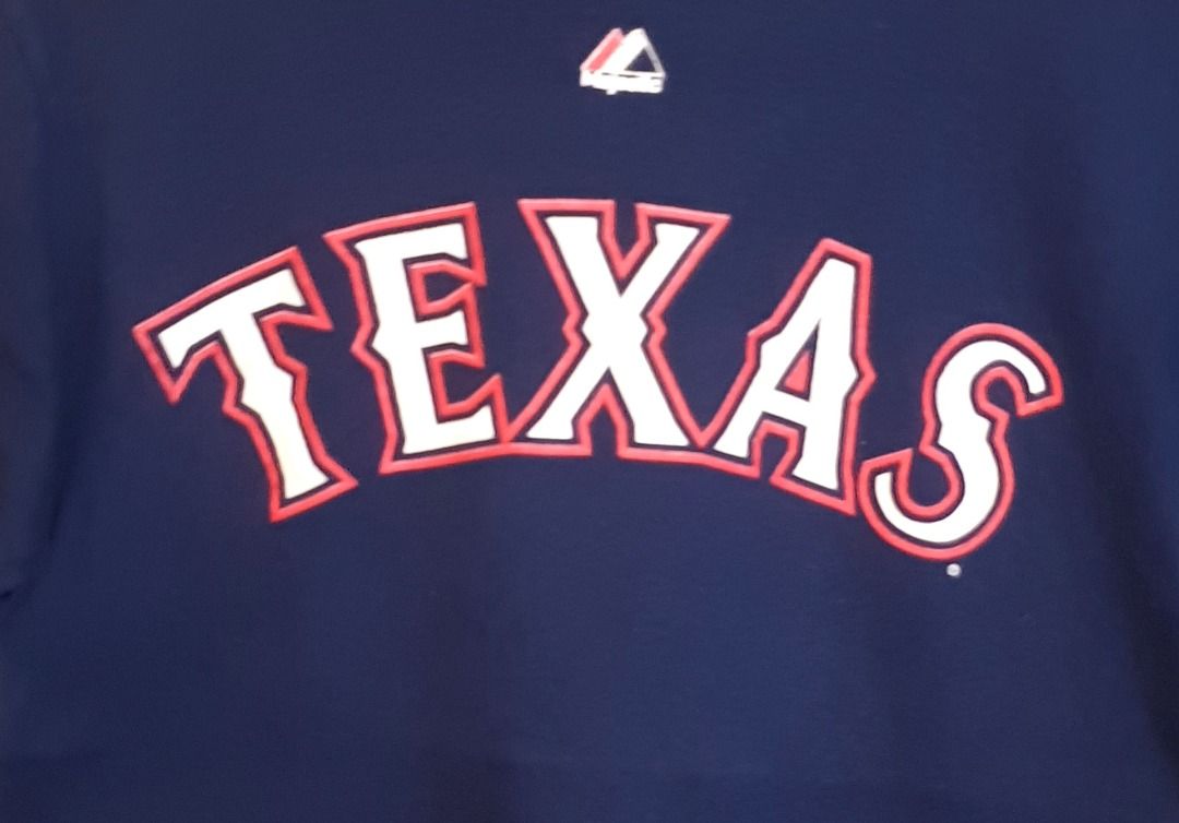 TEXAS RANGERS Majestic MLB Jersey #11 YU DARVISH Size XL (18-20) Unisex