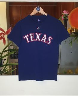 Majestic Texas Rangers Yu Darvish #11 Boys Medium Blue Jersey