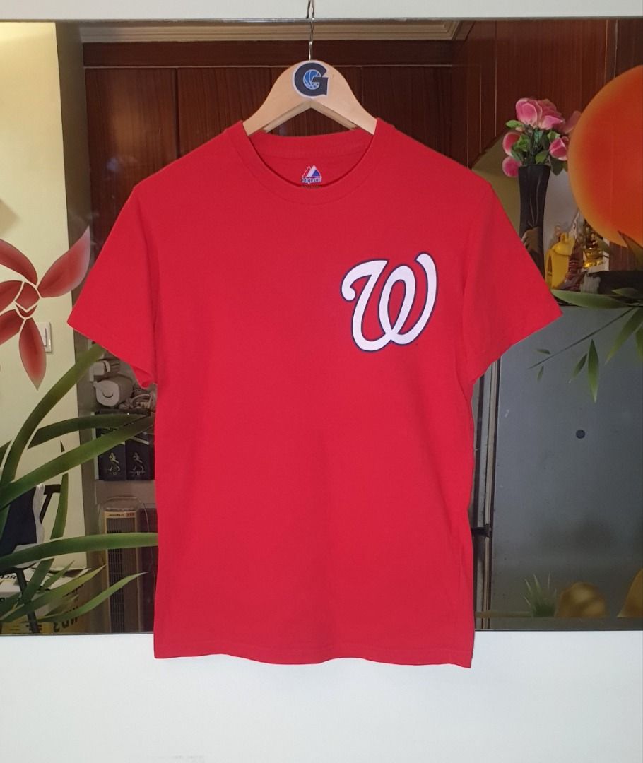 Nike Men's Washington Nationals Over Shoulder T-Shirt - Red - S Each