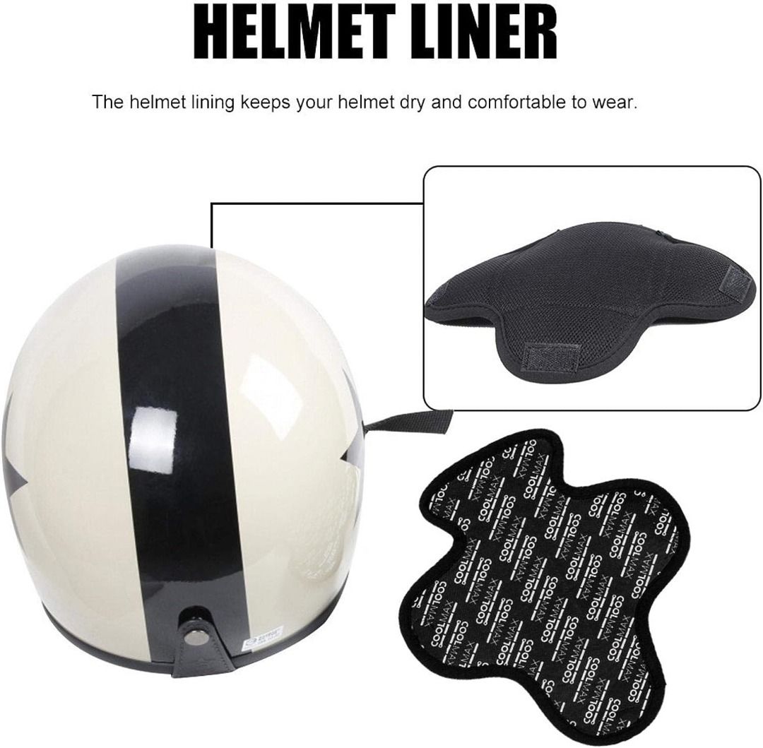 Motorcycle Helmet Lining Coolmax Helmet Liner Motorcycle Helmet
