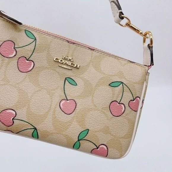 COACH®  Nolita 19 In Signature Canvas With Heart Cherry Print