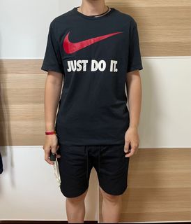 Nike 耐吉 黑 M 正版 二手 短袖 上衣 短T BQ0593-010