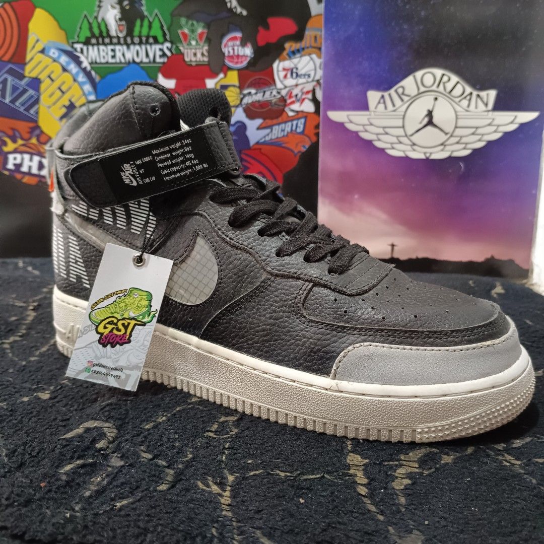 air force 1 high under construction black