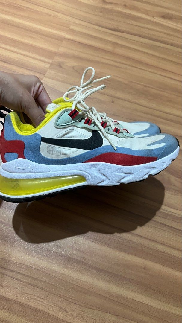 Nike air max 270 react white multicolor clearance