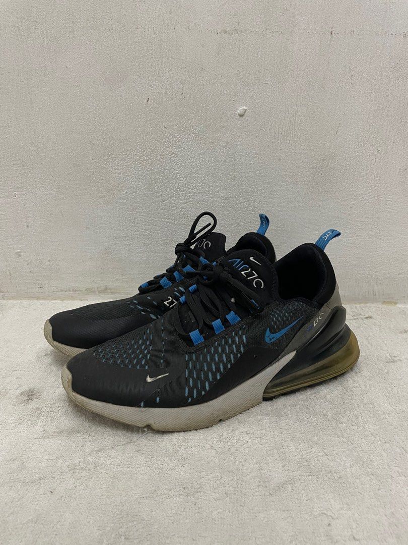 Nike air max 270 discount liquid metal black blue fury