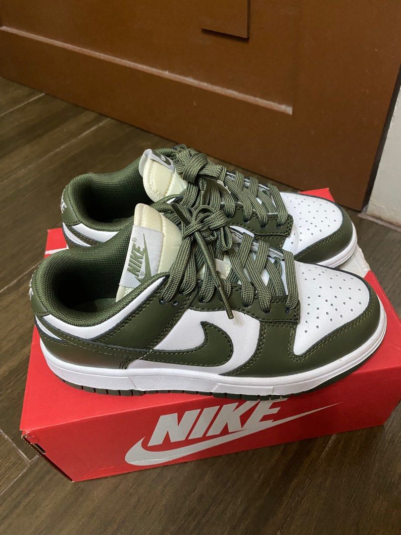 Nike Medium Olive Dunks on Carousell