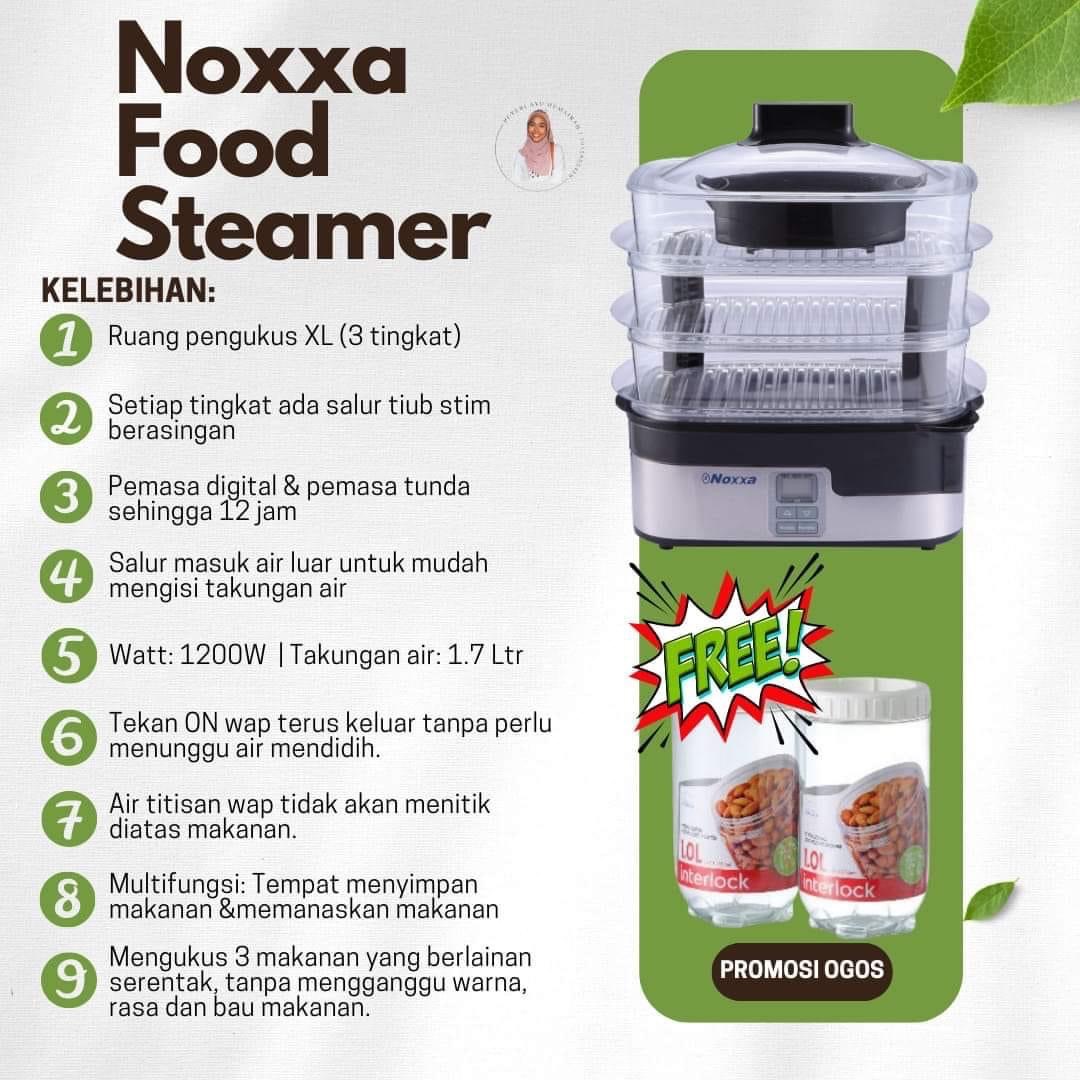 Noxxa Food Steamer, TV & Home Appliances, Kitchen Appliances, Cookers