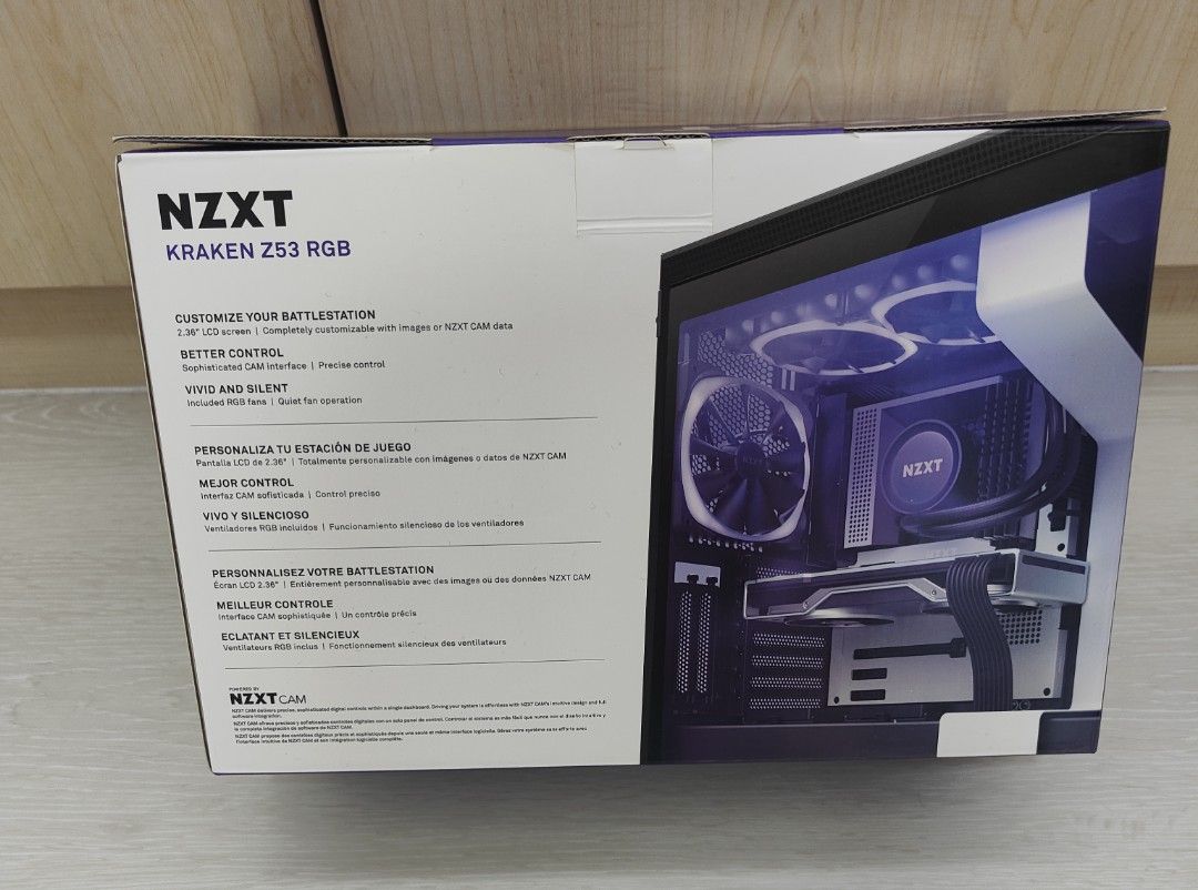 NZXT Kraken Z53 RGB 240mm - RL-KRZ53-R1 - AIO RGB CPU Liquid