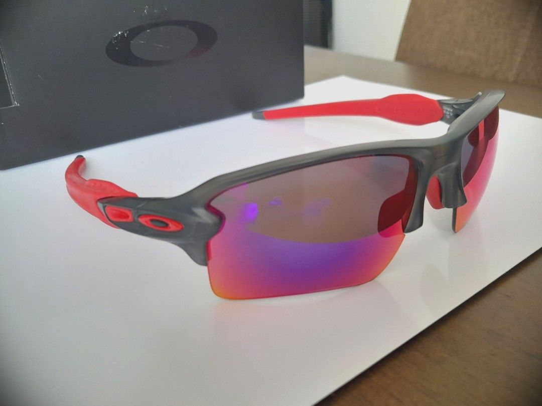 Oakley flak 2.0 xl matte grey smoke prizm road sales