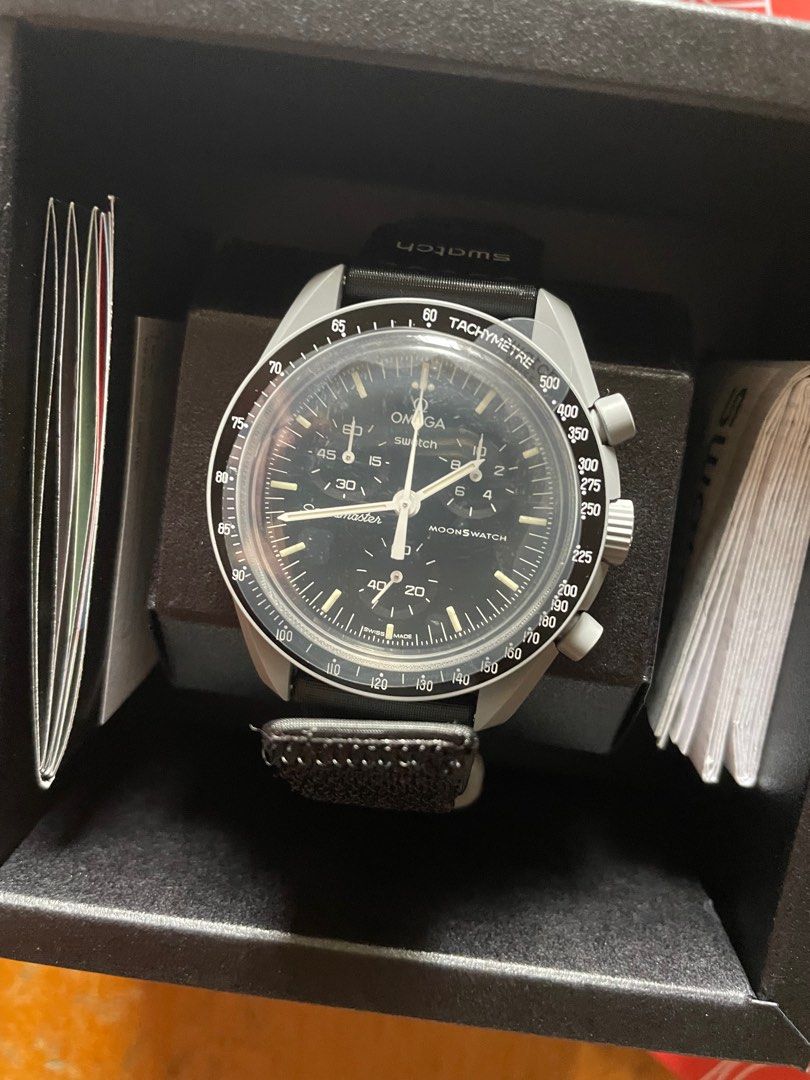 Omega X swatch mission to the moon, 名牌, 手錶- Carousell