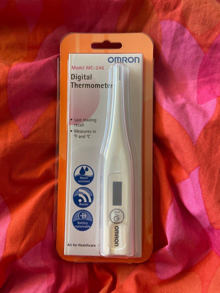 Omron Digital Thermometer, Health & Nutrition, Thermometers on Carousell