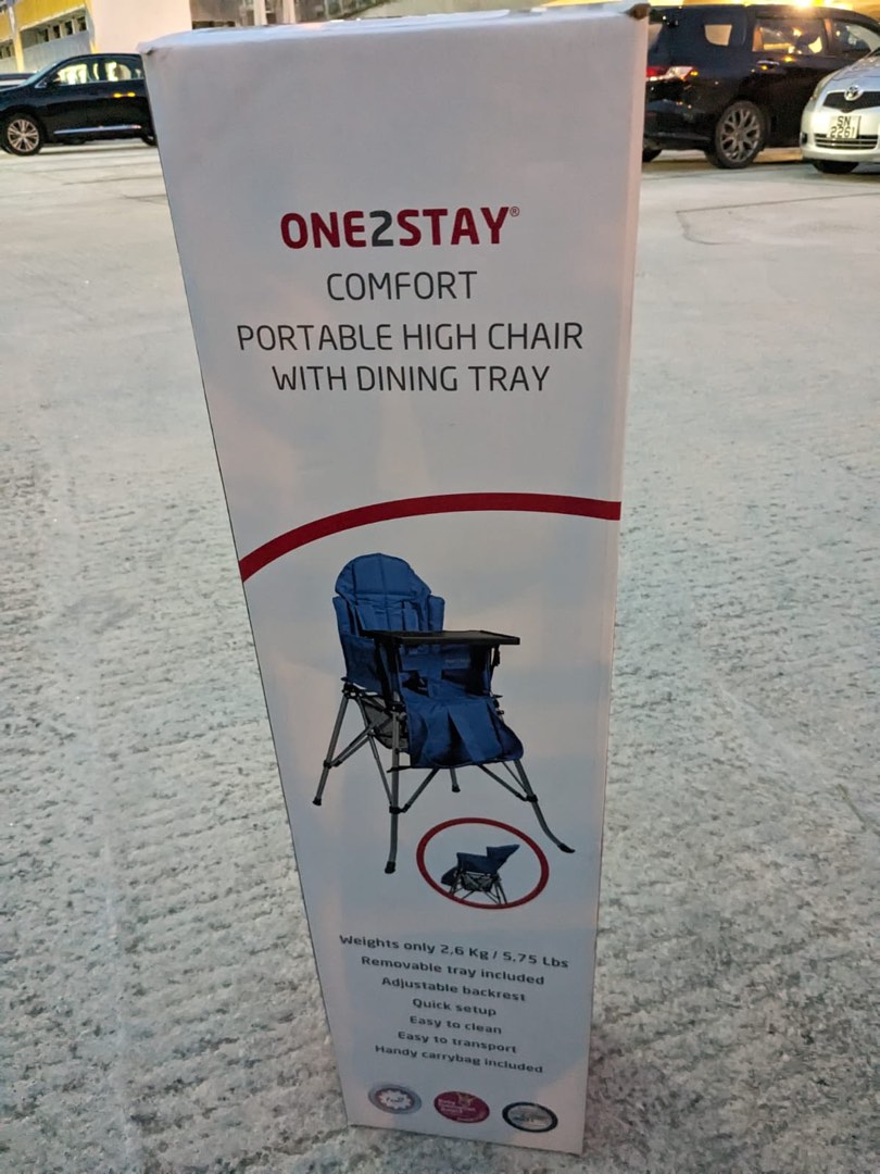 One2Stay 2ways Portable Highchair with