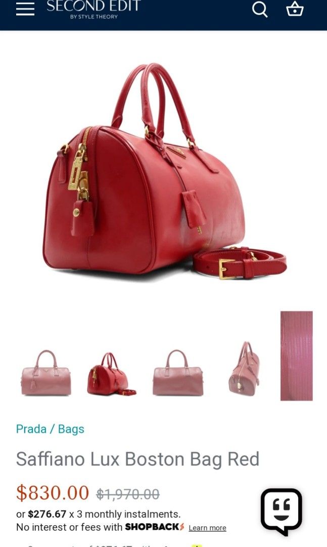 Buy Preloved Prada Bags from Second Edit by Style Theory