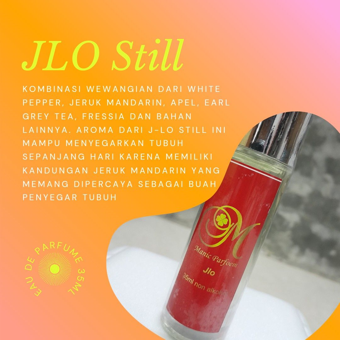 Parfum Jlo Still Alcohol Free