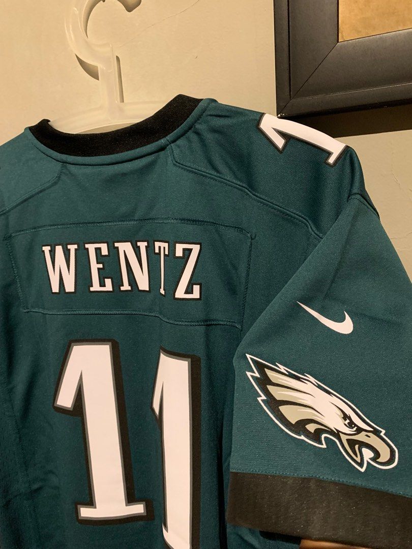 Carson Wentz Philadelphia Eagles #11 Game Jersey Mens Black XL Authentic  New With Tags