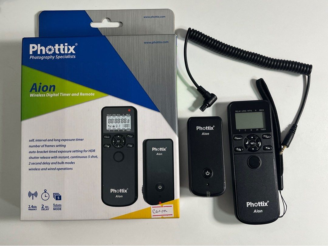 Photography Phottix Aion Wireless Timer And Shutter Release