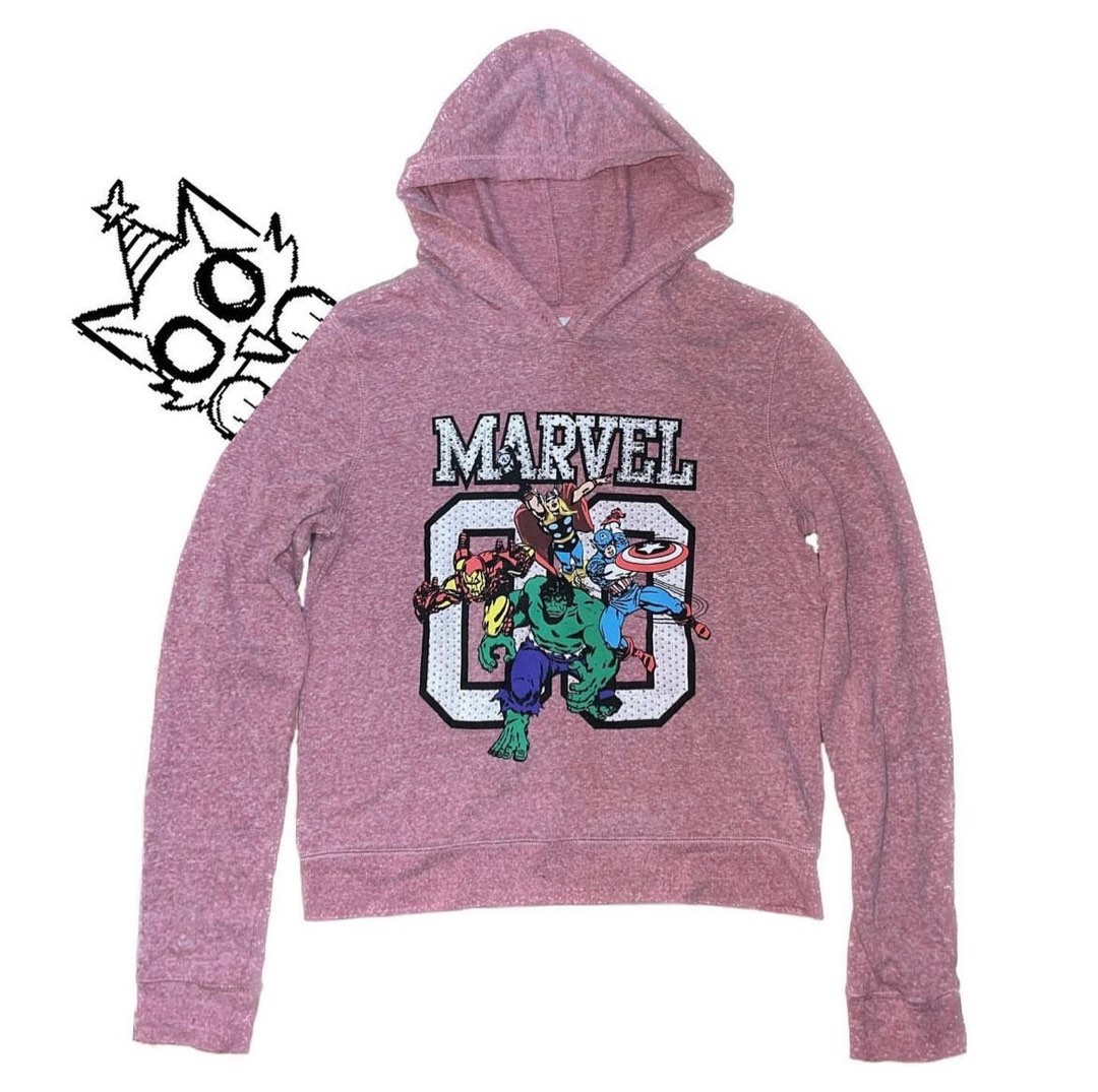 Pink online marvel hoodie