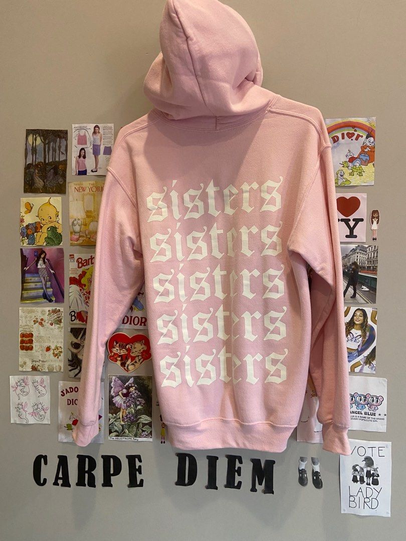 Pink sisters discount hoodie