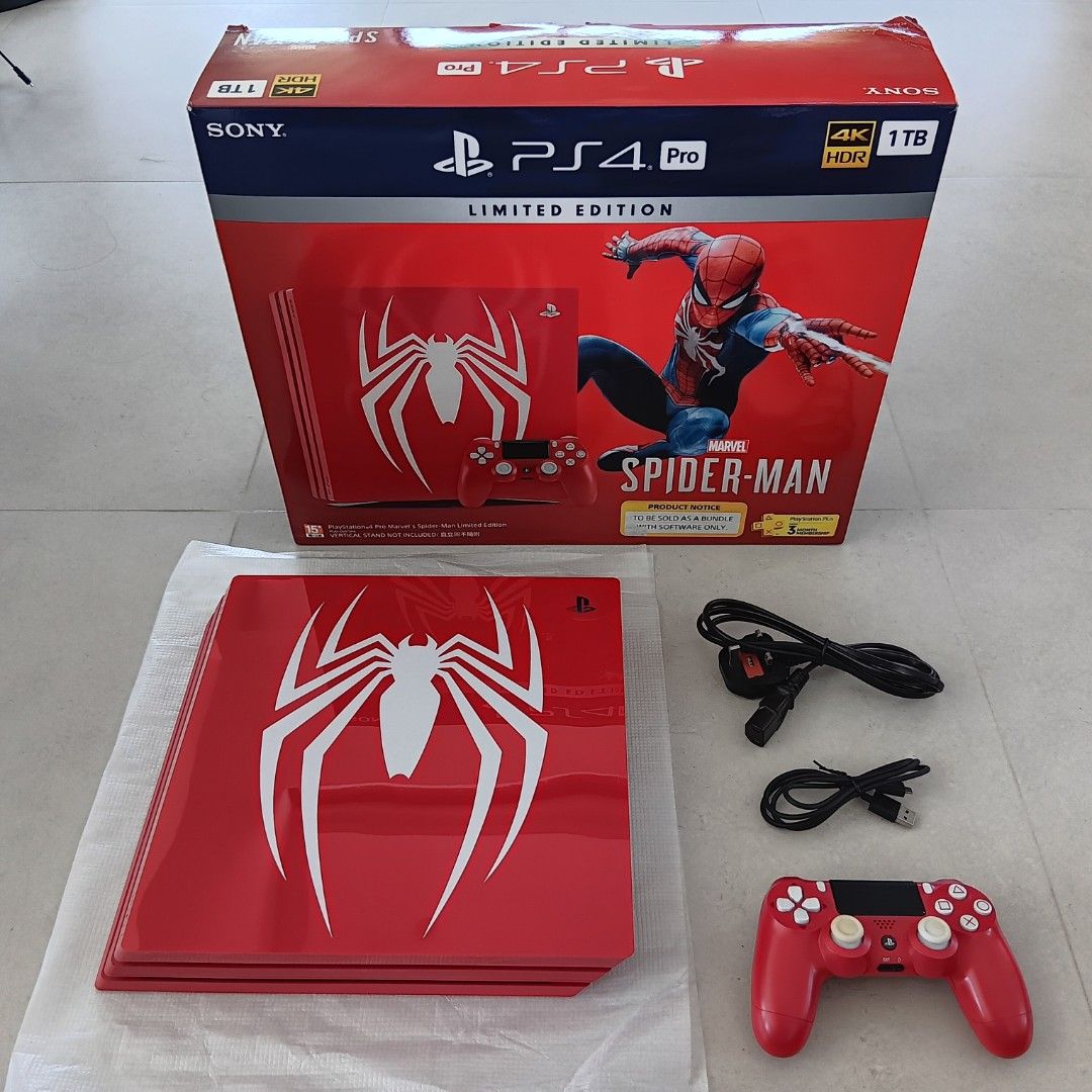 Sony PlayStation 4 Pro 1TB Marvel Spider-Man Limited Edition