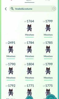 Pokémon Go Legendary Armored Mewtwo Registered or 1 Million Dust Trade