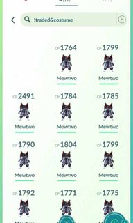 OOS) Armoured Mewtwo Pokemon Go + Free shiny gift, Video Gaming, Gaming  Accessories, In-Game Products on Carousell
