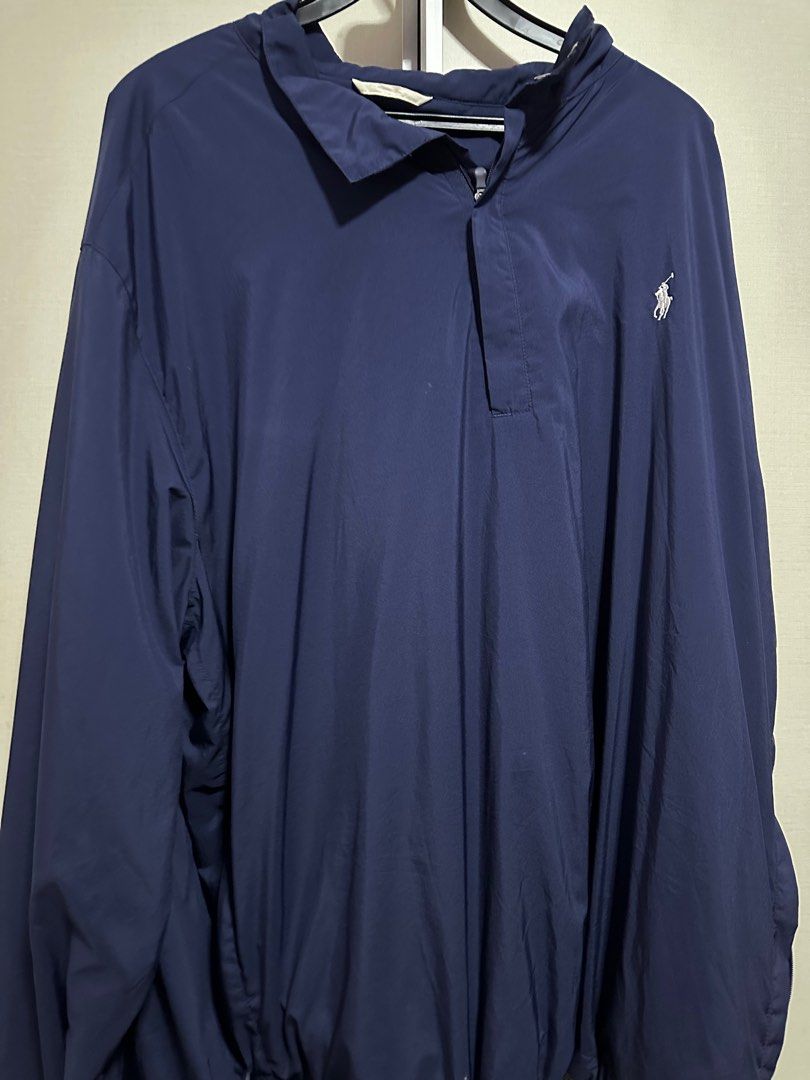 Polo Ralph Lauren Golf Navy Quarter Zip Windbreaker Pullover
