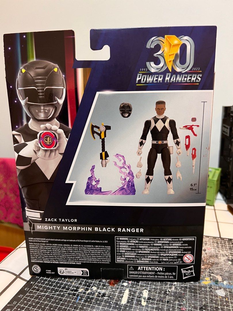 Hasbro Mighty Morphin White Power Rangers Lightning Collection