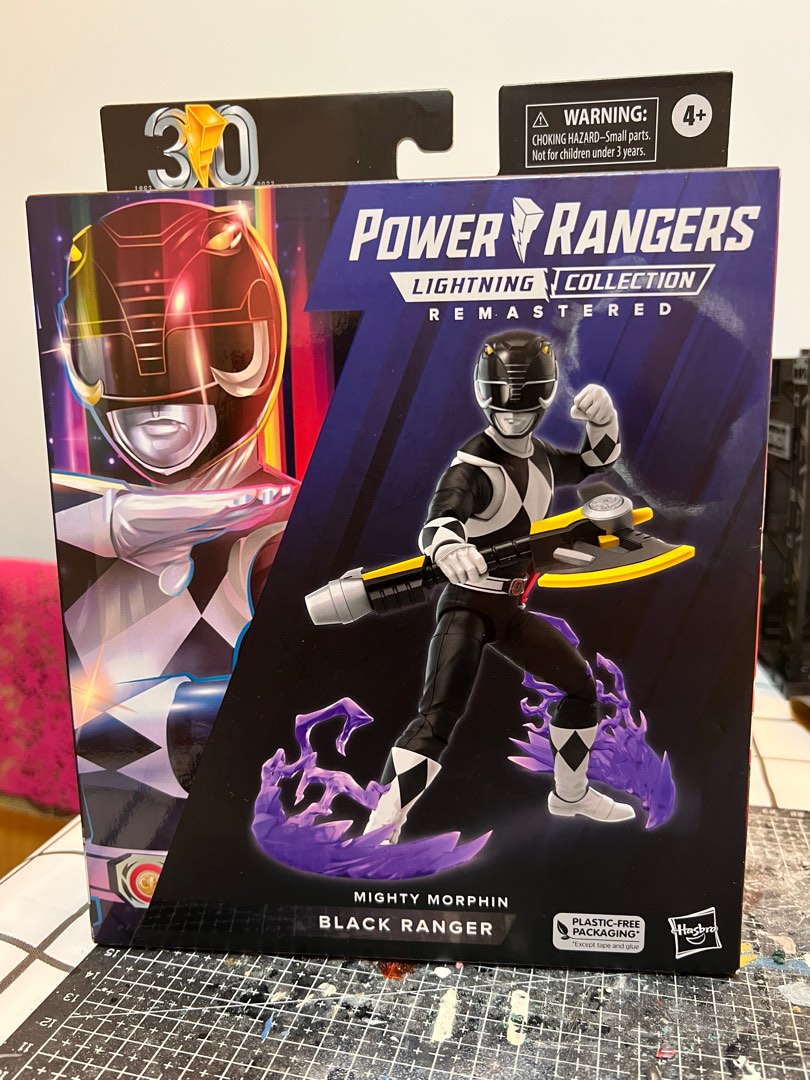 Hasbro Mighty Morphin White Power Rangers Lightning Collection