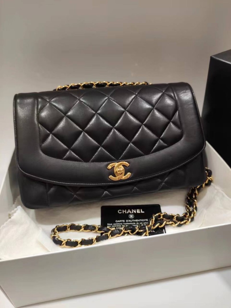 Preloved  Chanel Diana Flap Bag, Luxury, Bags & Wallets on Carousell