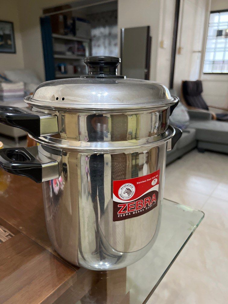 Preloved Zebra double boiler, Furniture & Home Living, Kitchenware