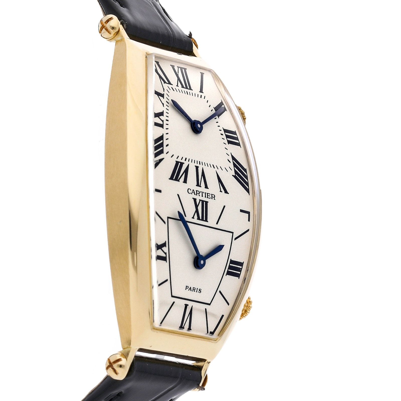 Cartier tonneau cheap dual time