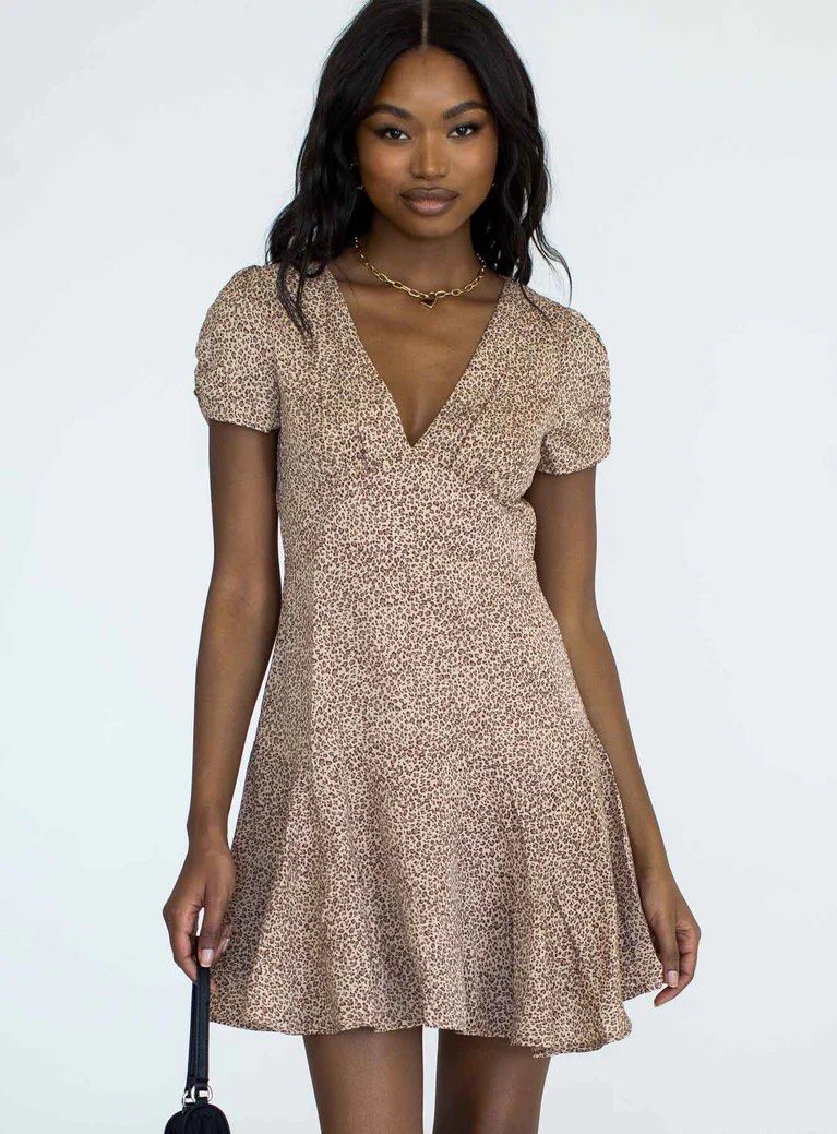 Princess polly shop leopard print dress