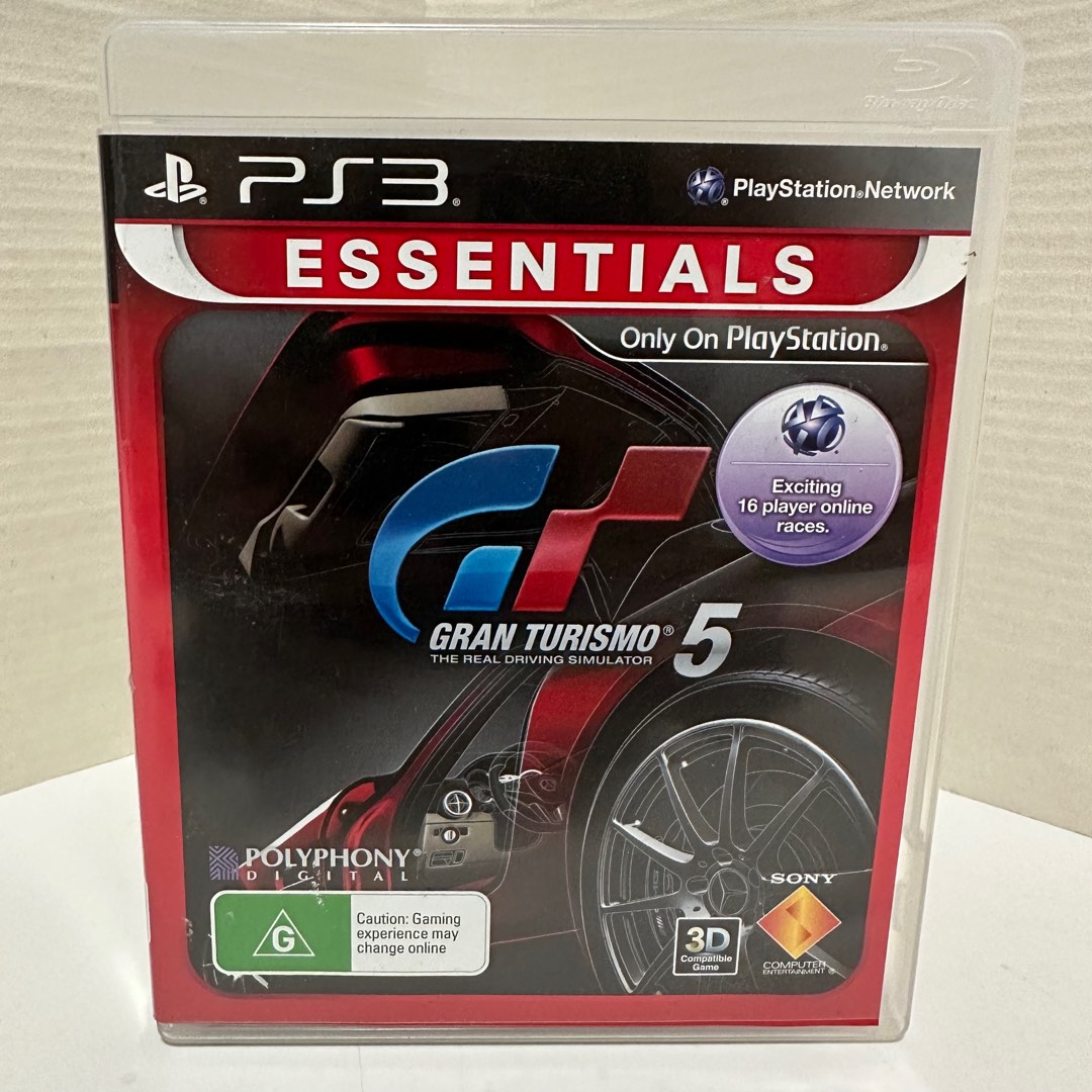 PS3 Games - Gran Turismo 5 Essentials - R4 English - Driving Racing First  Person View Simulator Game - Used, Video Gaming, Video Games, PlayStation  on Carousell