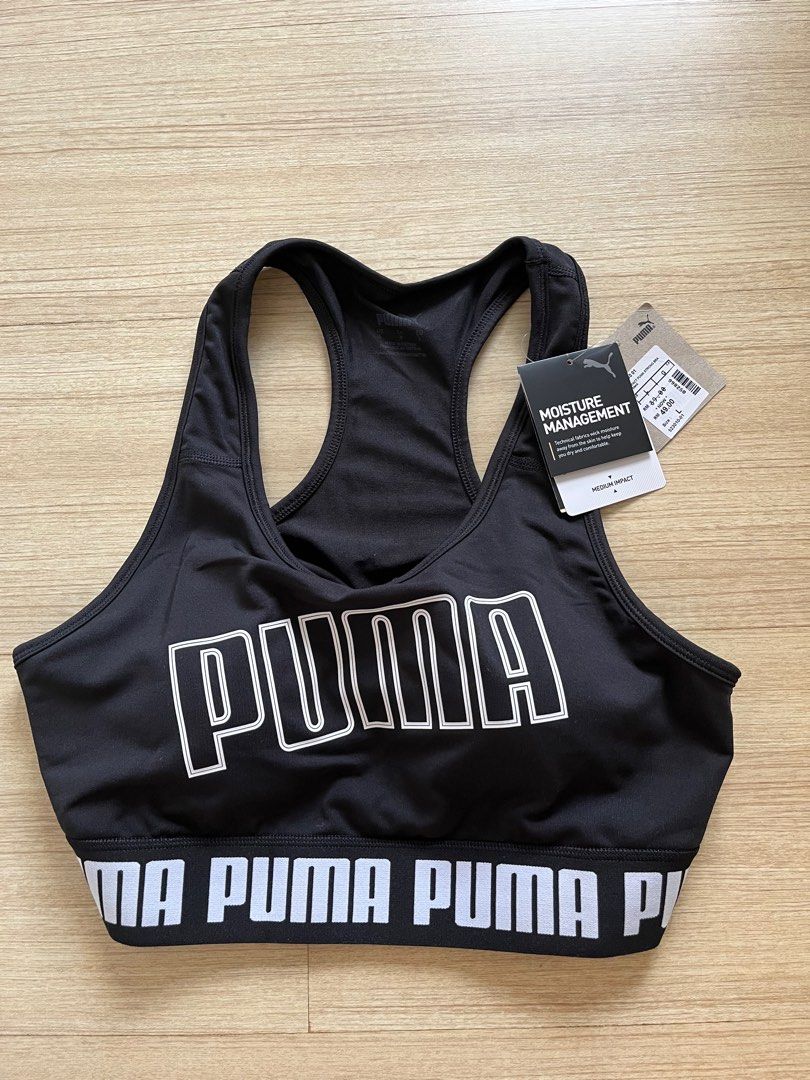 Puma sports bra (L), Women's Fashion, Activewear on Carousell