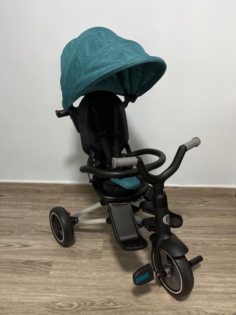 QPlay Nova Tricycle EVA Edition, Compact Folding Tricycle. 3 in 1 trike ...