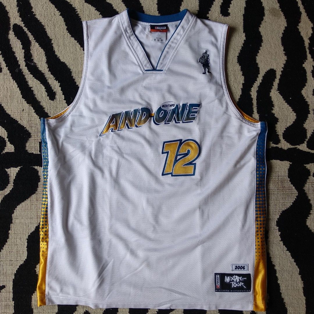 VTG And1 One MixTape The Professor Authentic Basketball Jersey Mt. Dew 2006  RARE