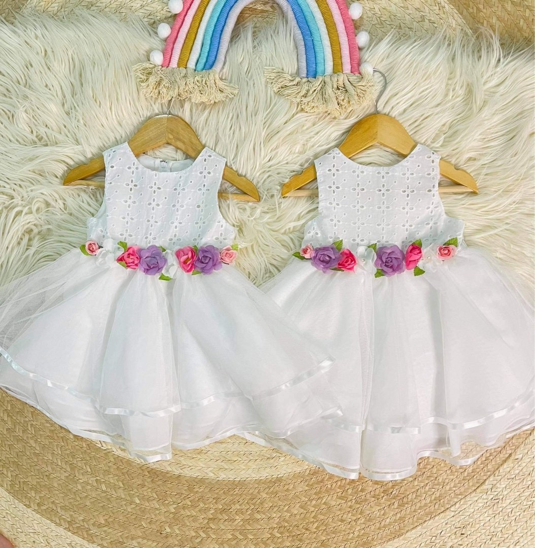 Rare editions white dress outlet